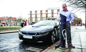 Mike Greene charges up the new BMW i8